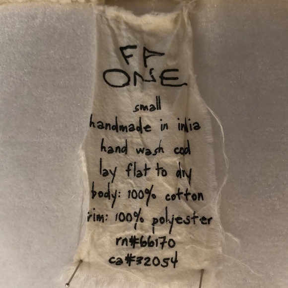 Free People ivory smocked eyelet tube top with ruffled peplin - Picture 3 of 7